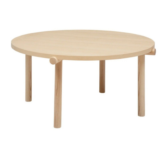 TABLE BASE RONDE ARDEN BEIGE︱Lory