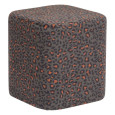 POUF BOUDOIR EN VELOURS KAKI