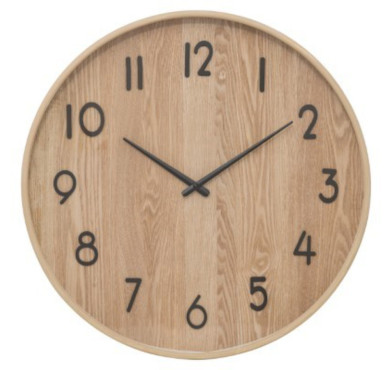 HORLOGE EN BOIS CLAIR IVANA︱Lory