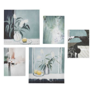 LOT DE 5 TOILES IMPRIMEES︱Lory