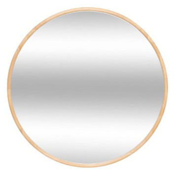 MIROIR ROND EN BOIS BEIGE︱Lory