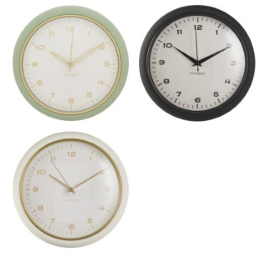 HORLOGE EN PLASTIQUE VINTAGE︱Lory