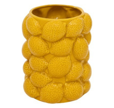 VASE EN CERAMIQUE CITRON︱Lory