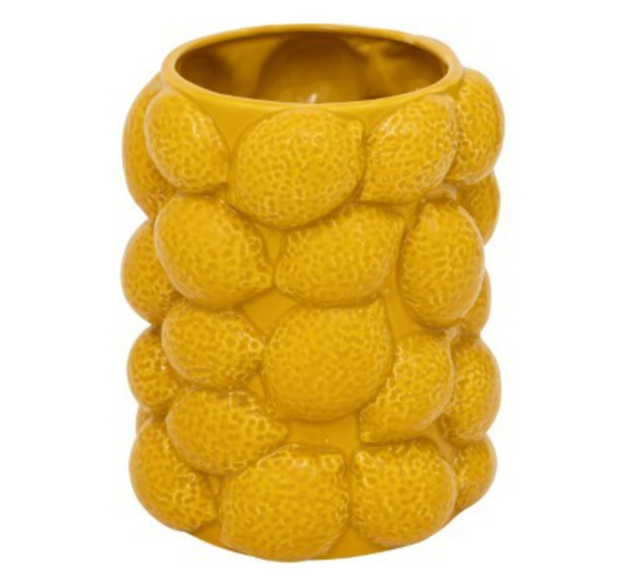 VASE EN CERAMIQUE CITRON