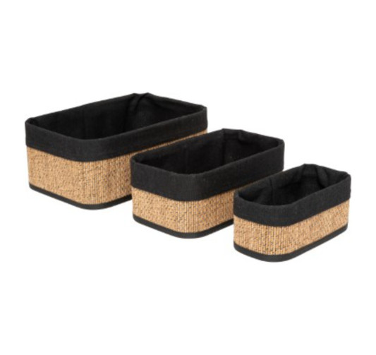 LOT DE 3 PANIERS EN BAMBOU︱Lory