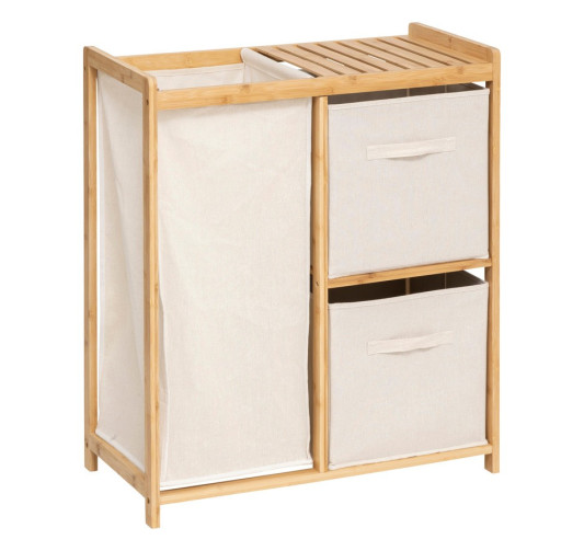 MEUBLE ETAGERE A LINGE BAMBOU︱Lory