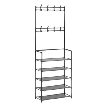 VESTIAIRE 5 ETAGERES EN ACIER︱Lory