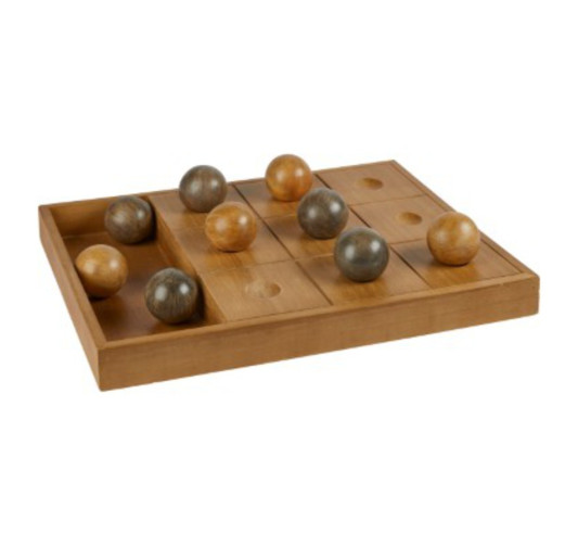 PLATEAU DE JEU MORPION EN BOIS︱Lory