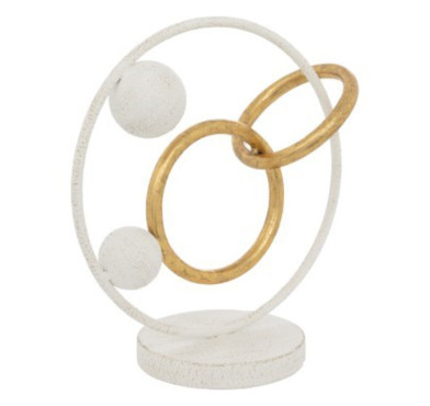 DECORATION EN METAL BLANC︱Lory