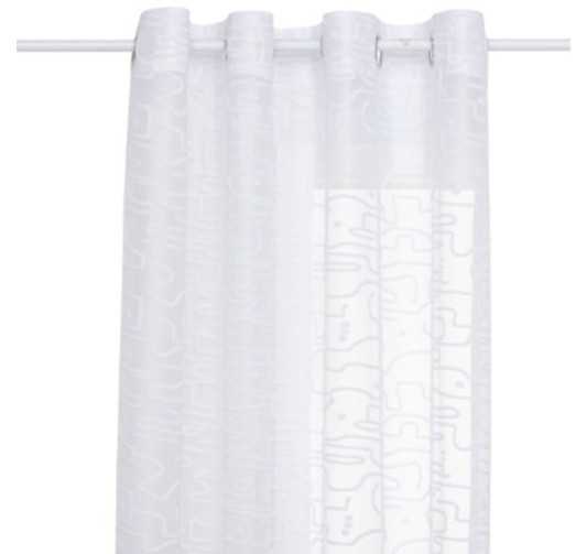 VOILAG EMOTIF FLEURS BLANC︱Lory
