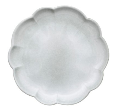ASSIETTE PLATE FLEUR CELADON︱Lory