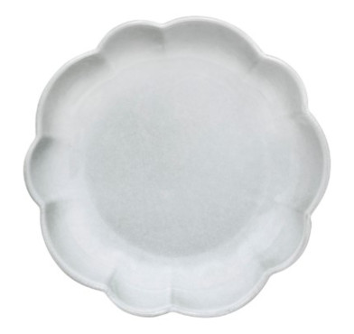 ASSIETTE CREUSE FLEUR CELADON︱Lory