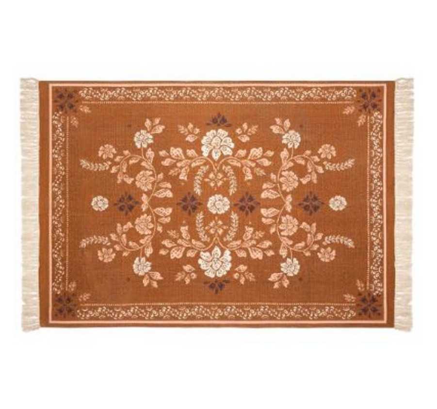 TAPIS MARRON IMPIME GYPSY