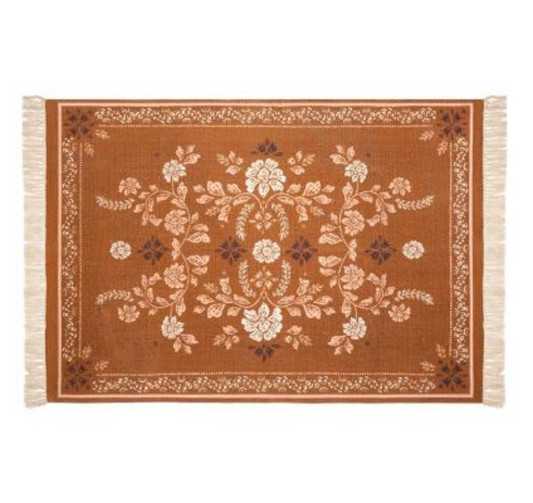 TAPIS MARRON IMPIME GYPSY︱Lory