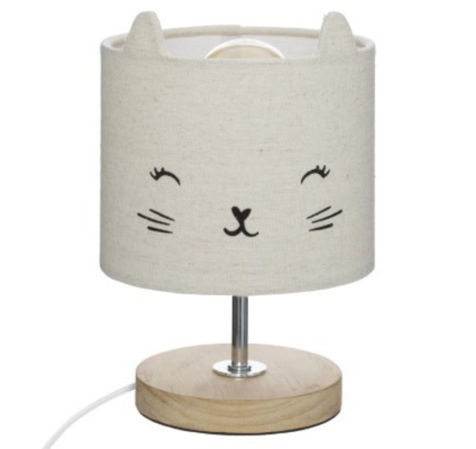 LAMPE DE CHEVET CHAT H.21CM︱Lory