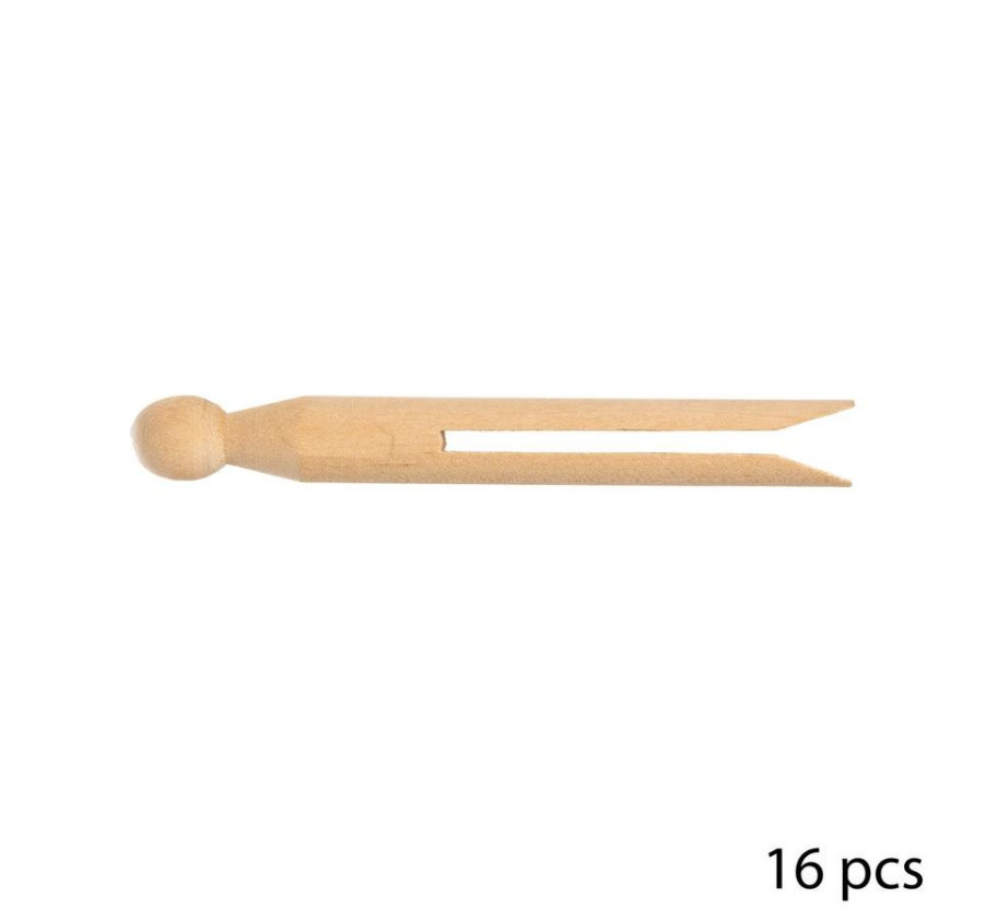 PINCES A LINGE X16 BOIS