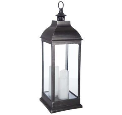 LANTERNE LED ANTIQUE NOIR︱Lory