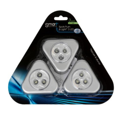 LOT DE 3 SPOTS LED MANUEL︱Lory