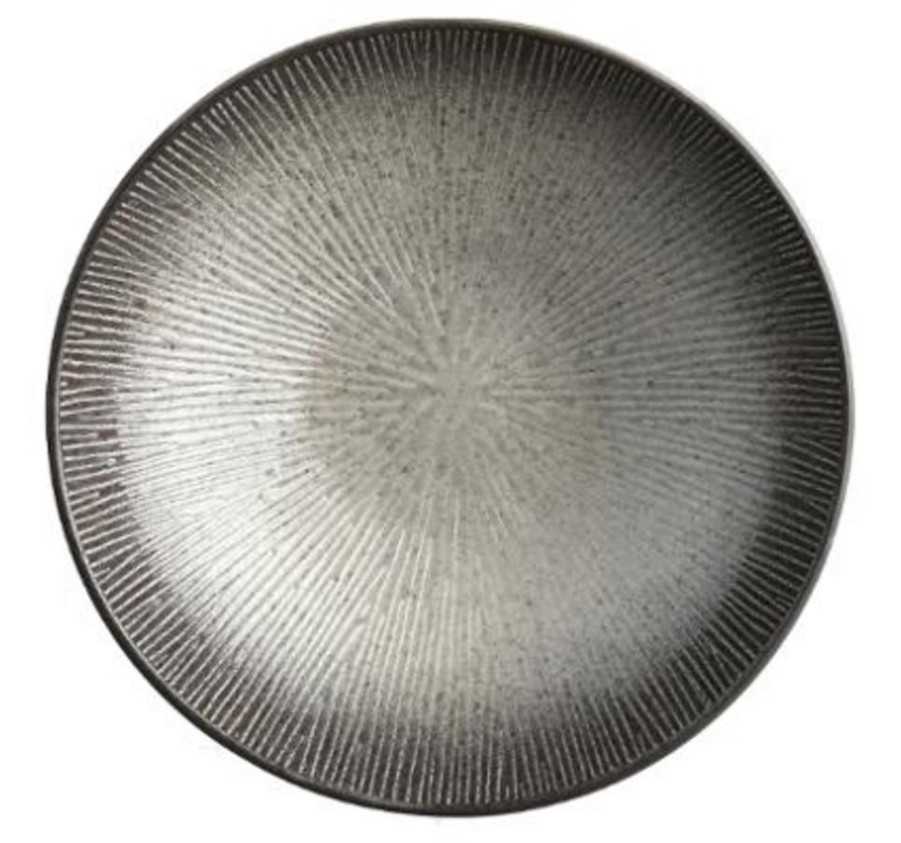 ASSIETTE CREUSE ATELIER GRIS