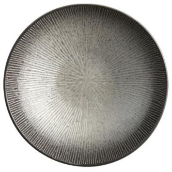 ASSIETTE CREUSE ATELIER GRIS︱Lory
