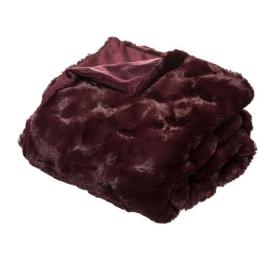 PLAID STYLE FOURRURE PRUNE︱Lory