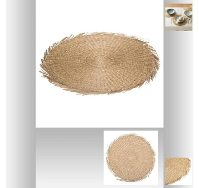 SET TABLE CUBA ROND AVEC︱Lory