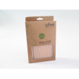 LOT DE 100 PAILLES EN PAPIER
