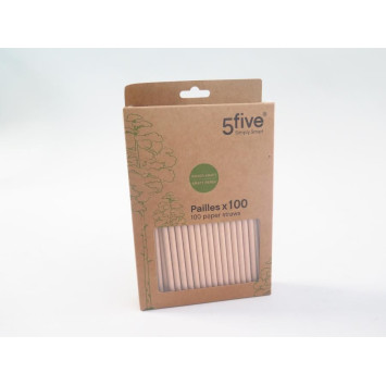 LOT DE 100 PAILLES EN PAPIER︱Lory