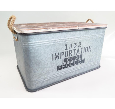 MALLE ZINC METAL ET BOIS︱Lory