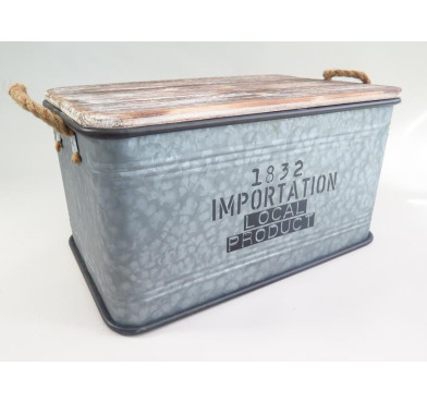 MALLE ZINC METAL ET BOIS︱Lory