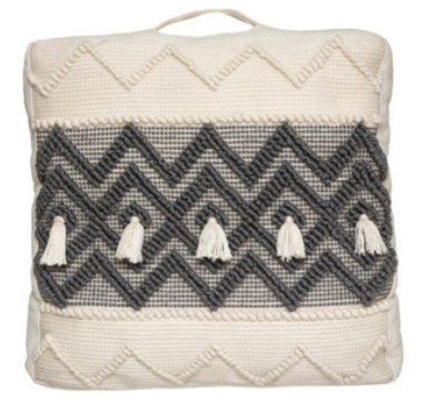 COUSSIN DE SOL TRICOT GRIS ET︱Lory
