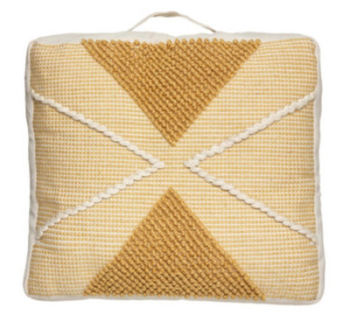 COUSSIN DE SOL TRICOT JAUNE ET︱Lory