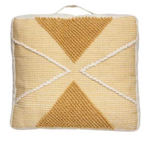COUSSIN DE SOL TRICOT JAUNE ET︱Lory
