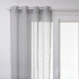 VOILAGE COLORIS GRIS 140X240CM
