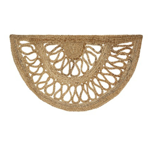 TAPIS EN JUTE DEMI LUNE︱Lory