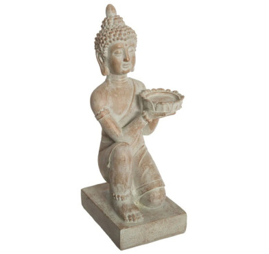 BOUDDHA A GENOUX EN RESINE︱Lory
