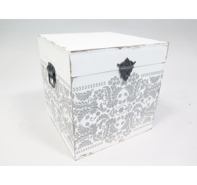 MALLE EN BOIS 28X28X28CM︱Lory