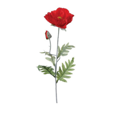 COQUELICOT ROUGE ARTIFICIEL︱Lory