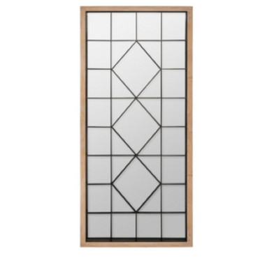 MIROIR EN BOIS ET METAL︱Lory