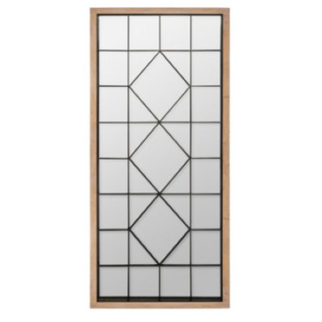 MIROIR EN BOIS ET METAL︱Lory
