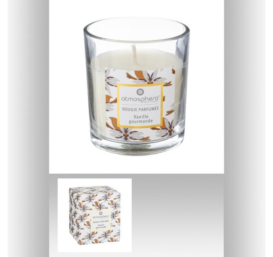 BOUGIE PARFUME VANILLE 110G︱Lory