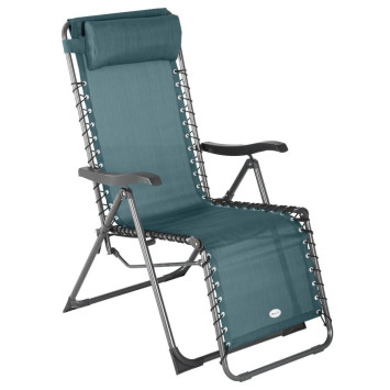 FAUTEUIL RELAX PLIANT BLEU︱Lory