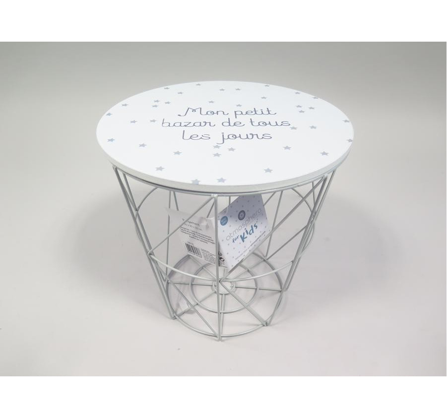 TABLE DE RANGEMENT EN METAL