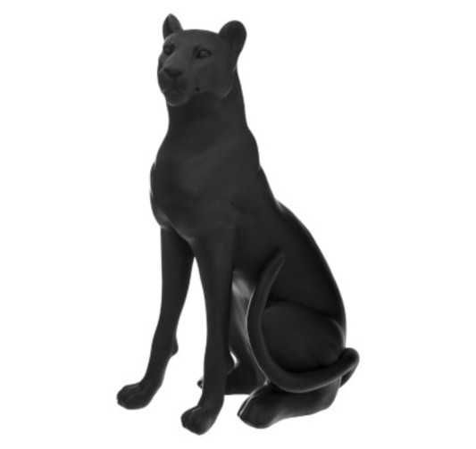 PANTHERE EN RESINE NOIRE︱Lory