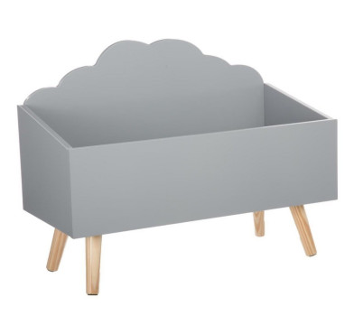 COFFRE DE RANGEMENT NUAGE GRIS︱Lory