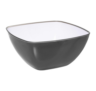 SALADIER SQUARE GRIS 25CM︱Lory