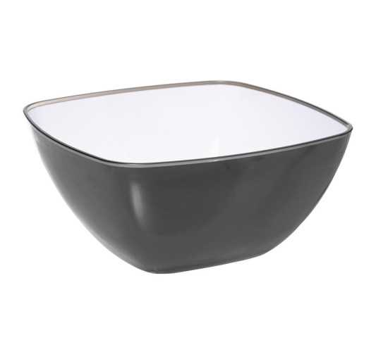 SALADIER SQUARE GRIS 25CM︱Lory