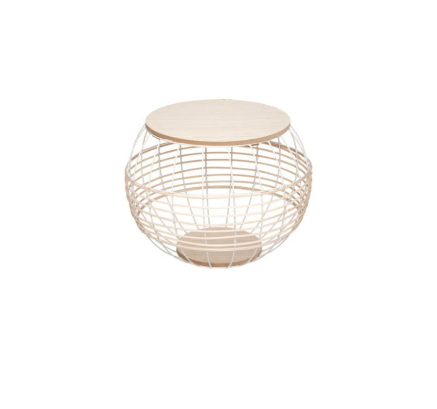 TABLE BASSE JULINE EN METAL