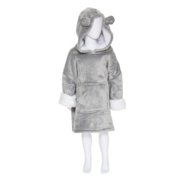 SWEAT PLAID A CAPUCHE OURS︱Lory