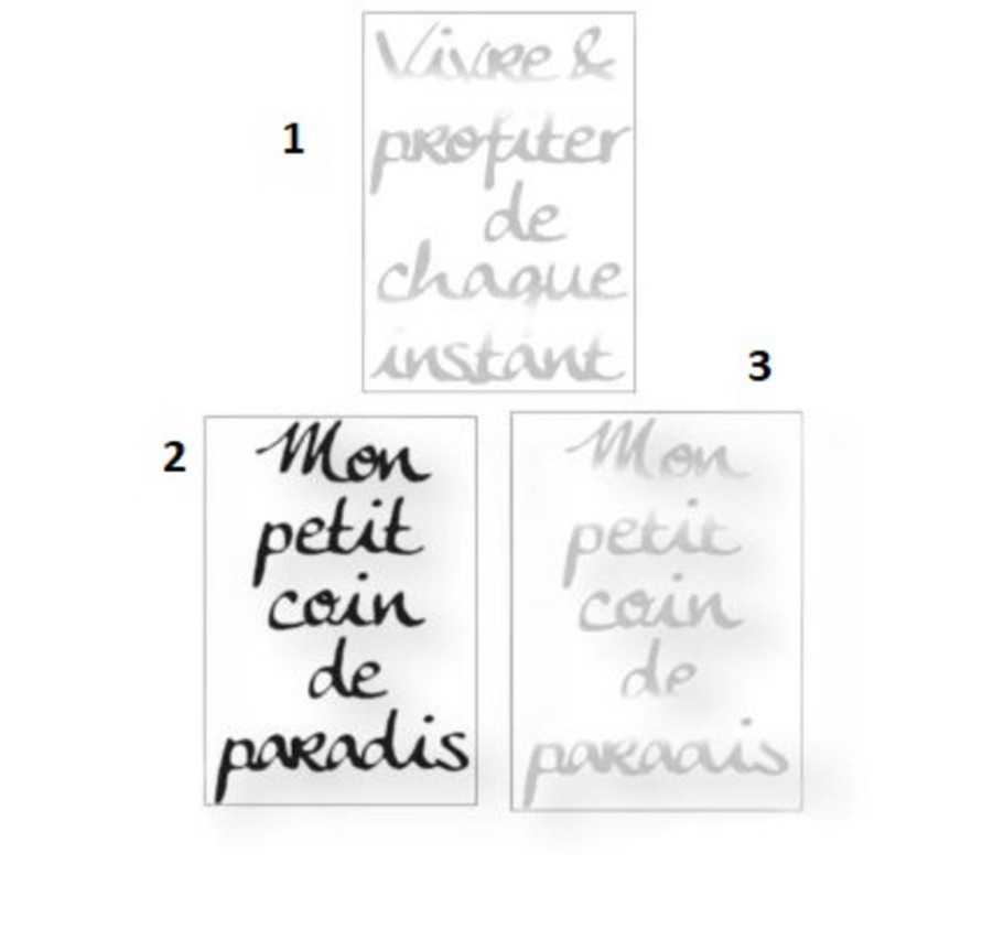 STICKER CITATION EFFET MIROIR